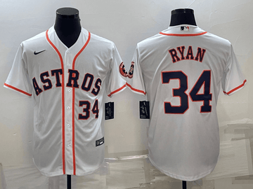 Nolan Ryan Houston Astros white jersey