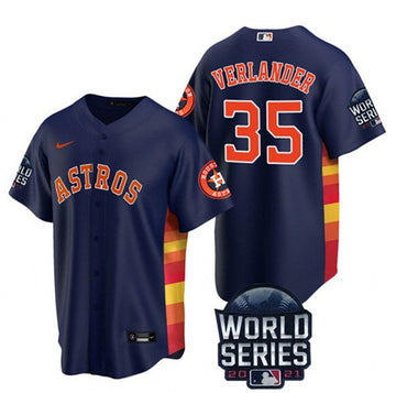 Justin Verlander Houston Astros navy jersey