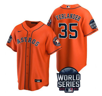 Justin Verlander Houston Astros orange jersey