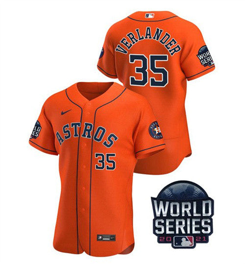 Justin Verlander Houston Astros orange jersey