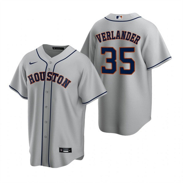 Justin Verlander Houston Astros gray jersey