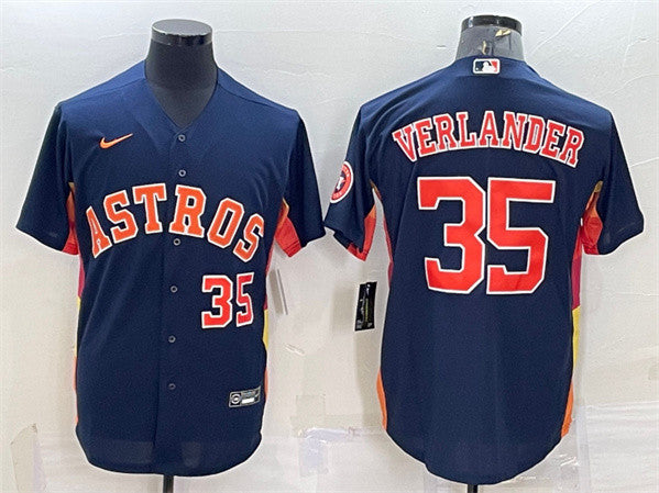 Justin Verlander Houston Astros navy jersey