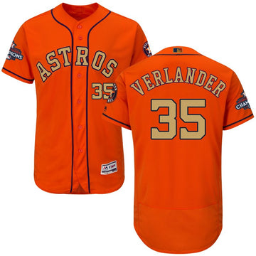 Justin Verlander Houston Astros orange jersey