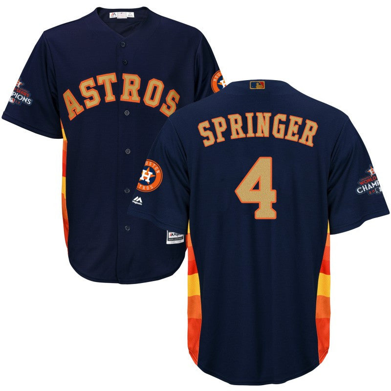 George Springer Houston Astros navy jersey