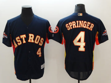 George Springer Houston Astros navy jersey