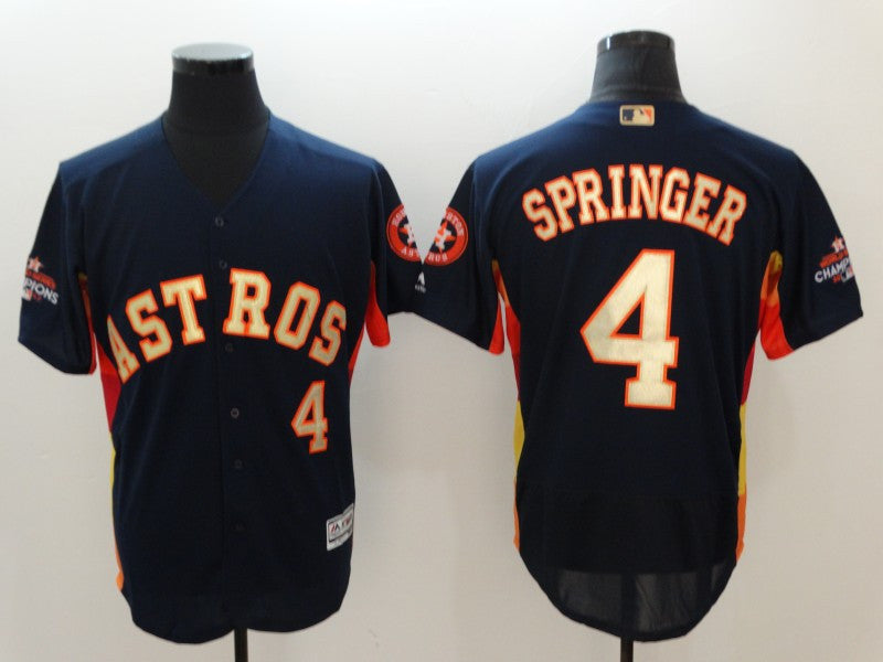 George Springer Houston Astros navy jersey