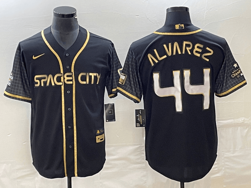 Yordan Alvarez Houston Astros black City Connect jersey