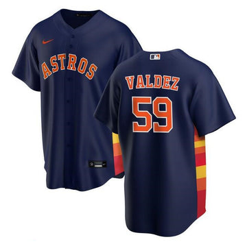 Framber Valdez Houston Astros navy jersey