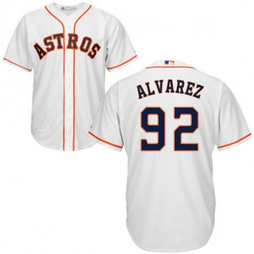 Yordan Alvarez Houston Astros white jersey
