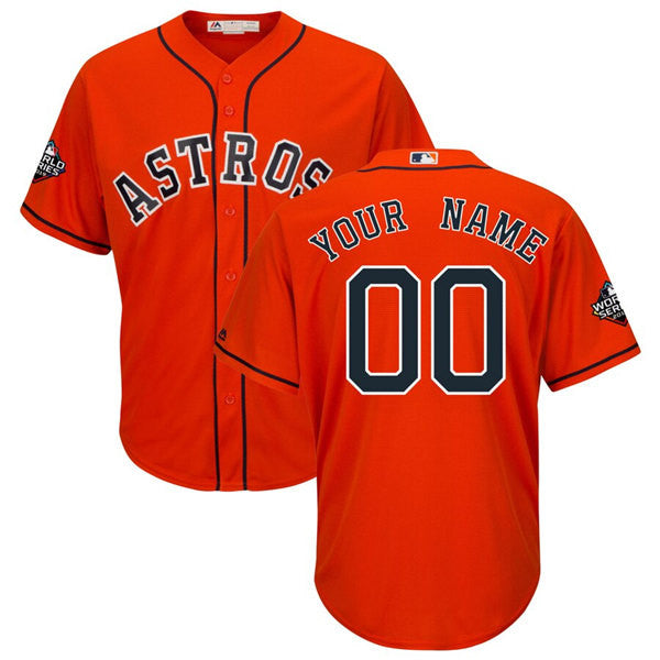 Active Majestic Houston Astros orange jersey