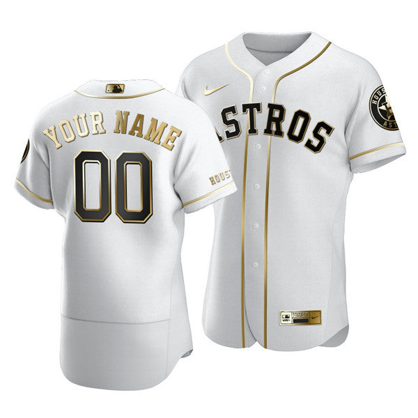 Active White Houston Astros golden jersey
