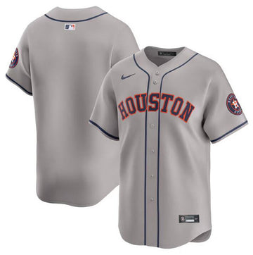 Custom Houston Astros gray Limited jersey