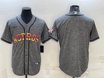 Custom Houston Astros gray jersey