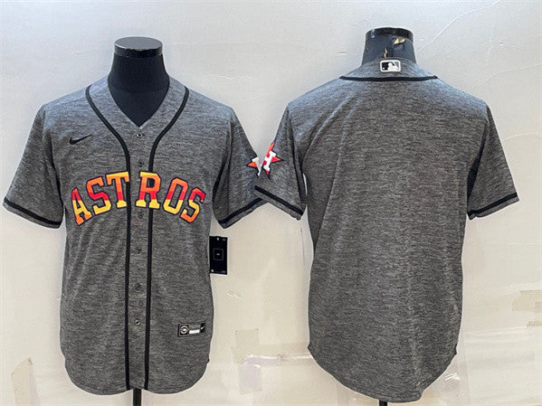 Custom Houston Astros gray jersey