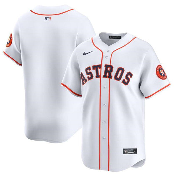 Custom Houston Astros white Limited jersey
