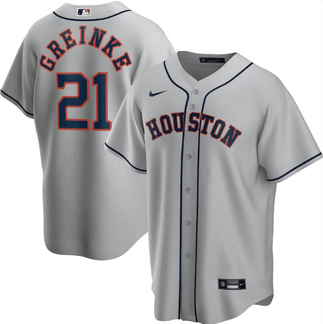Houston Astros grey jersey