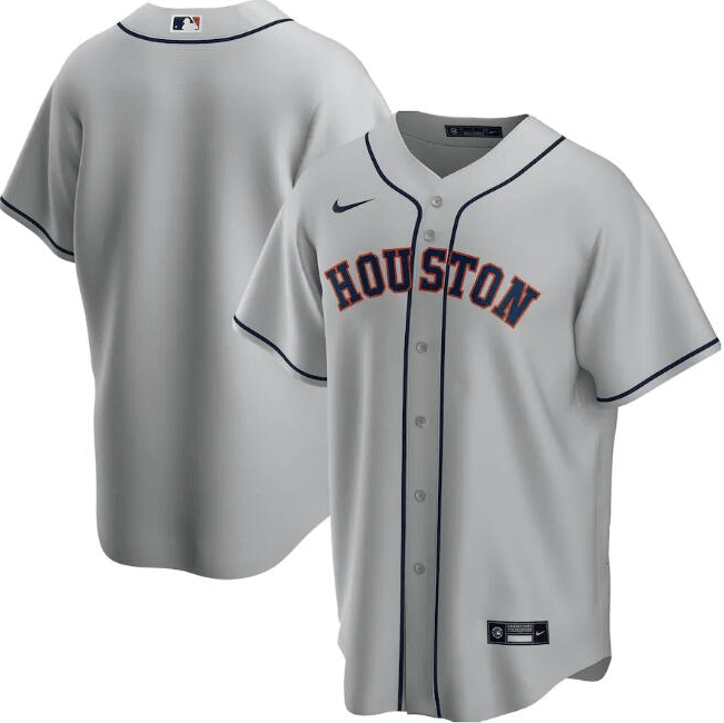 Houston Astros grey jersey