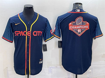 Houston Astros navy City Connect jersey