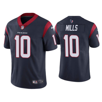 Davis Mills Houston Texans navy Vapor jersey