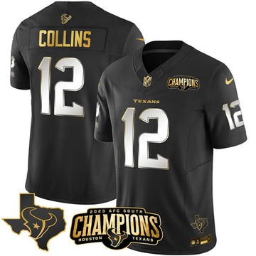Nico Collins Houston Texans black Limited jersey