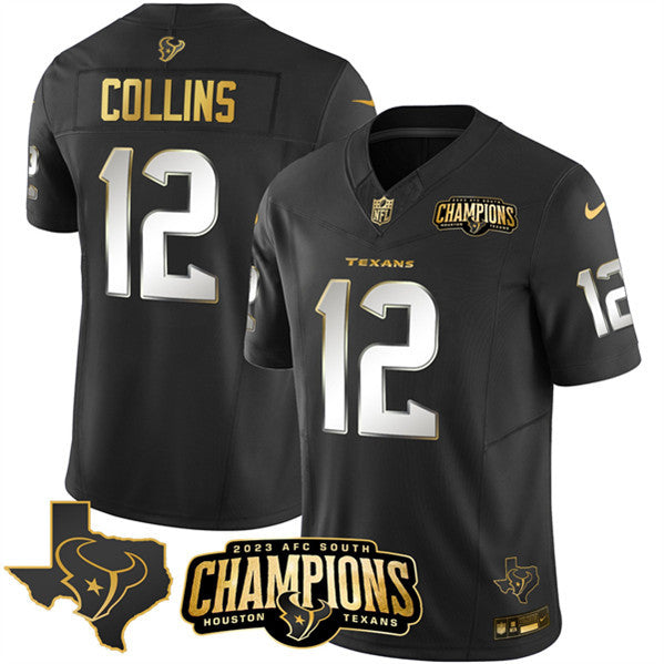 Nico Collins Houston Texans black Limited jersey
