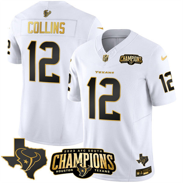Nico Collins Houston Texans white Limited jersey