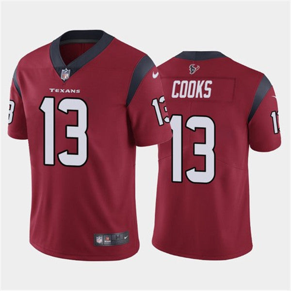 Brandin Cooks New Houston Texans red Vapor jersey