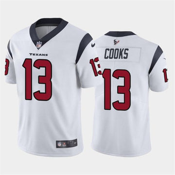 Brandin Cooks New Houston Texans white Vapor jersey