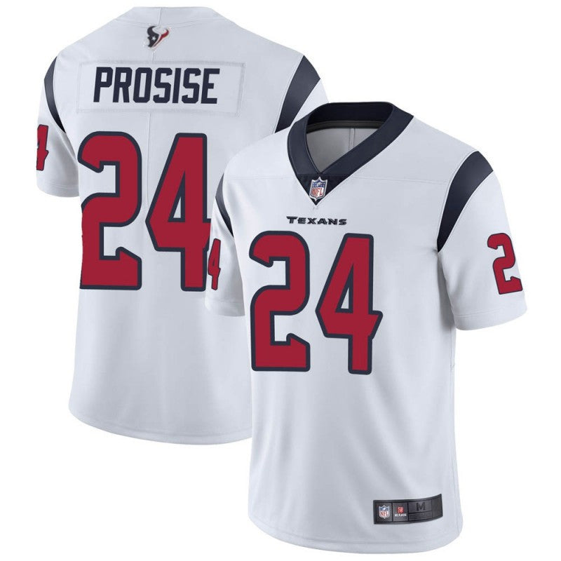C.J. Prosise New Houston Texans white Vapor jersey