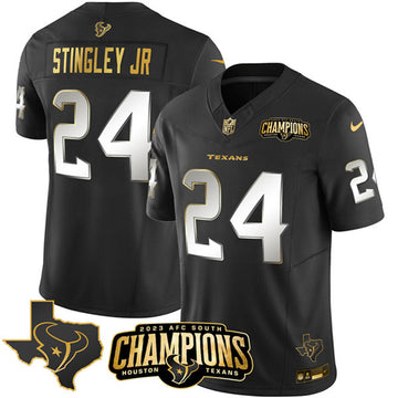 Derek Stingley Jr Houston Texans black Limited jersey