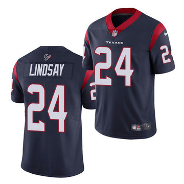 Phillip Lindsay Houston Texans navy Vapor jersey