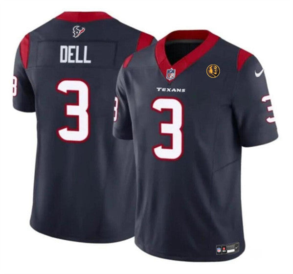 Tank Dell Houston Texans navy Vapor jersey