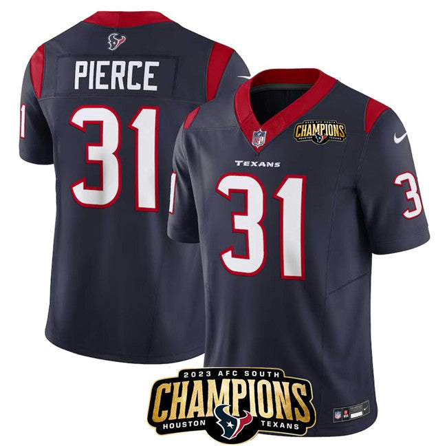 Dameon Pierce Houston Texans navy Vapor jersey