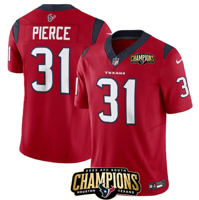 Dameon Pierce Houston Texans red Vapor jersey