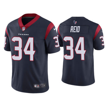 John Reid Houston Texans navy Vapor jersey