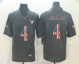 Deshaun Watson Houston Texans black Salute To Service jersey