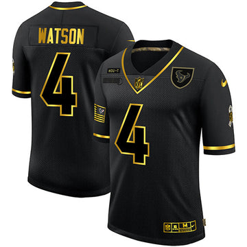 Deshaun Watson Houston Texans black Salute To Service jersey