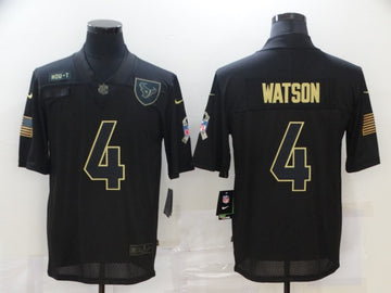 Deshaun Watson Houston Texans black Salute To Service jersey