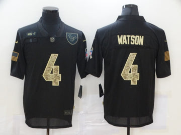 Deshaun Watson Houston Texans black Salute To Service jersey