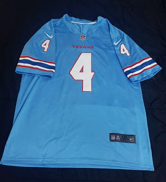 Deshaun Watson Houston Texans blue Limited jersey