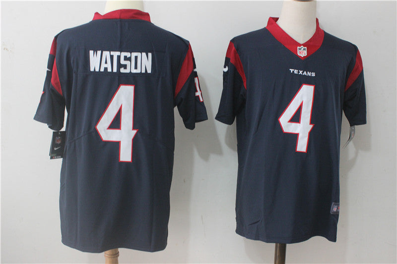 Deshaun Watson Houston Texans navy Vapor jersey