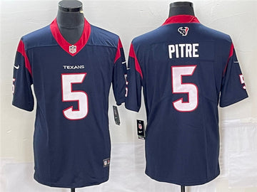 Jalen Pitre Houston Texans navy Vapor jersey