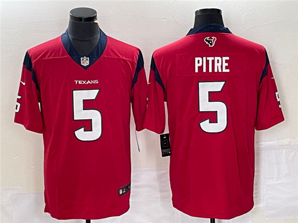 Jalen Pitre Houston Texans red Vapor jersey