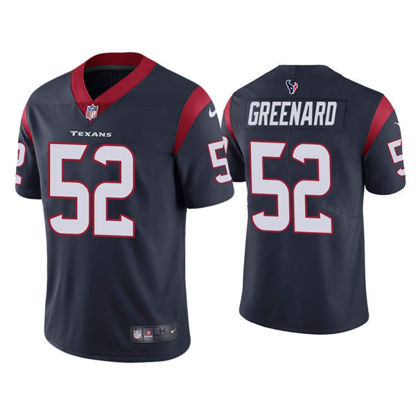Jonathan Greenard Houston Texans navy Vapor jersey