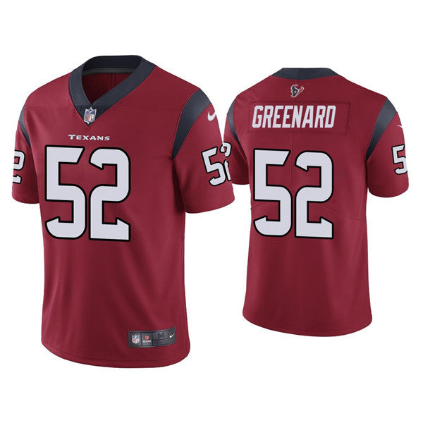 Jonathan Greenard Houston Texans red Vapor jersey