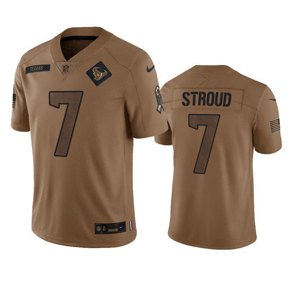 C.J. Stroud Houston Texans brown Salute To Service jersey