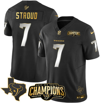 C.J. Stroud Houston Texans black Limited jersey