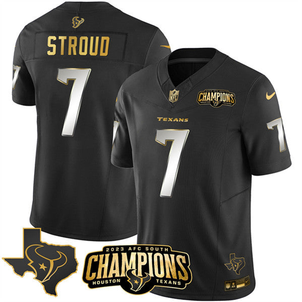 C.J. Stroud Houston Texans black Limited jersey