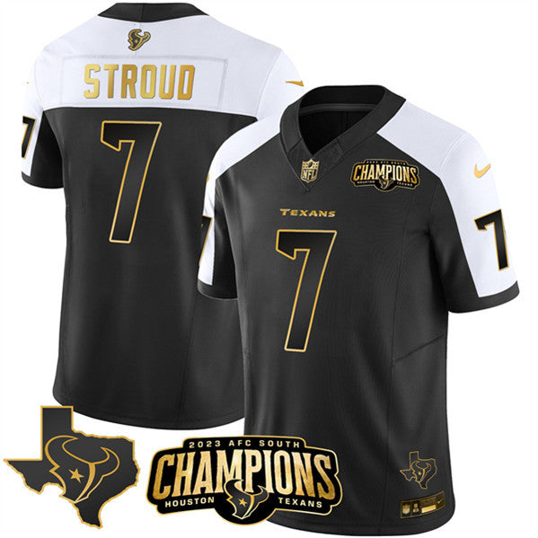 C.J. Stroud Houston Texans black Limited jersey