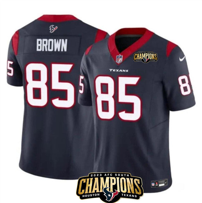 Noah Brown Houston Texans navy Vapor jersey